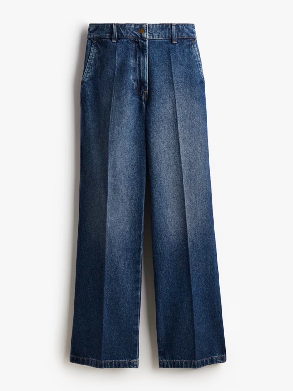 H&M High Rise Women’s Jeans - Dark Blue Denim
